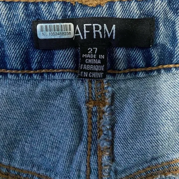 AFRM Turner Baggy Denim Wide Leg Jeans - Picture 8 of 9